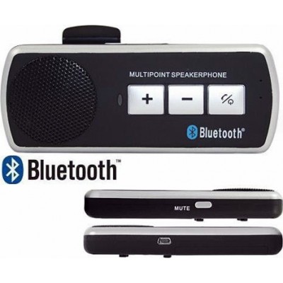 Bluetooth Αυτοκινήτου Multipoint για το Αλεξήλιο (με USB θύρα Φόρτισης)Κωδικός: K332-16645 
