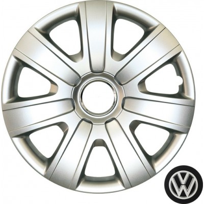 Croatia Cover Σετ Τάσια Αυτοκινήτου VW Polo 6R 4τμχ 14" ΑσημίΚωδικός: CC.224/VW1405 