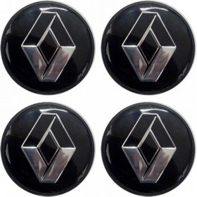 Americat Τάπες Κέντρου Ζάντας Renault με Εσωτερική Διάμετρο 56mm Μαύρο/Χρώμιο 4τμχ Americat Τάπες Κέντρου Ζάντας Renault με Εσωτερική Διάμετρο 56mm Μαύρο/Χρώμιο 4τμχ