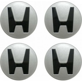 Americat Τάπες Κέντρου Ζάντας Honda Γκρι/Μαύρο με Εσωτερική Διάμετρο 54mm 4τμχ Americat Τάπες Κέντρου Ζάντας Honda Γκρι/Μαύρο με Εσωτερική Διάμετρο 54mm 4τμχ