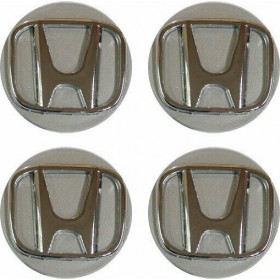Americat Τάπες Κέντρου Ζάντας Honda με Εσωτερική Διάμετρο 56mm Γκρι/Χρώμιο 4τμχ Americat Τάπες Κέντρου Ζάντας Honda με Εσωτερική Διάμετρο 56mm Γκρι/Χρώμιο 4τμχ