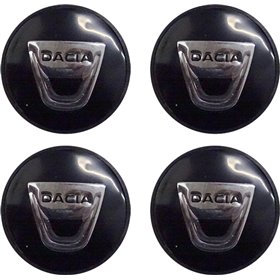 Americat Τάπες Κέντρου Ζάντας Dacia με Εσωτερική Διάμετρο 56mm Μαύρο/Χρώμιο 4τμχ Americat Τάπες Κέντρου Ζάντας Dacia με Εσωτερική Διάμετρο 56mm Μαύρο/Χρώμιο 4τμχ