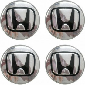 Lampa Τάπες Κέντρου Ζάντας Honda Χρώμιο/Μαύρο Κουμπωτές με Εσωτερική Διάμετρο 64mm 4τμχ Lampa Τάπες Κέντρου Ζάντας Honda Χρώμιο/Μαύρο Κουμπωτές με Εσωτερική Διάμετρο 64mm 4τμχ