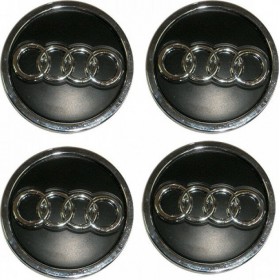 Lampa Τάπες Κέντρου Ζάντας Audi Κουμπωτές Μαύρο/Χρώμιο με Εσωτερική Διάμετρο 60mm 4τμχ Lampa Τάπες Κέντρου Ζάντας Audi Κουμπωτές Μαύρο/Χρώμιο με Εσωτερική Διάμετρο 60mm 4τμχ