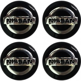 Americat Τάπες Κέντρου Ζάντας Nissan με Εσωτερική Διάμετρο 54mm Μαύρο/Χρώμιο 4τμχ Americat Τάπες Κέντρου Ζάντας Nissan με Εσωτερική Διάμετρο 54mm Μαύρο/Χρώμιο 4τμχ
