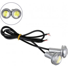 GloboStar Φώτα Πινακίδας Led 3W 12V Ψυχρό Λευκό Universal 2τμχΚωδικός: 81633 