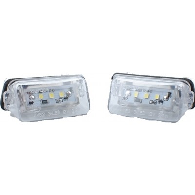 M-Tech Φώτα Πινακίδας LED για Peugeot 206 / 207 / 307 / 406 / 407 και Citroen Saxo / C3 / C4 / C5 2τμχΚωδικός: CLP016/MT 