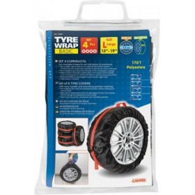 Lampa Tyre Wrap Basic Προστατευτικά Καλύμματα 13" - 39" για Ελαστικά Αυτοκινήτου 4τμχ