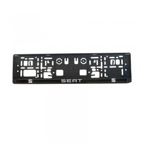 Carner Πλαίσιο Πινακίδας Αυτοκινήτου Πίσω Seat Πλαστικό ΜαύροΚωδικός: 0020881  Carner Πλαίσιο Πινακίδας Αυτοκινήτου Πίσω Seat Πλαστικό ΜαύροΚωδικός: 0020881