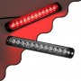 GloboStar Pro Series Μπάρα Σήμανσης 10 Προγραμμάτων Φωτισμού Strobe SMD 3030 LED 12/24V - ΚόκκινοΚωδικός: 85266 