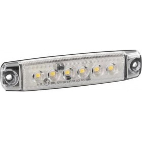 Lampa Φως Όγκου 6 LED 12/24V 9.6cm - Λευκό Lampa Φως Όγκου 6 LED 12/24V 9.6cm - Λευκό