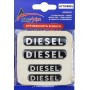 Race Axion Αυτοκόλλητα Αυτοκινήτου Χρωμίου Diesel 7.7 x 1.8cm 4τμχΚωδικός: ΑΥΤ.DIESEL-RXCCA 