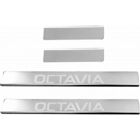 Americat Αυτοκόλλητα Εσωτερικά Μαρσπιέ Inox για Skoda Octavia 3 A7 2013 4τμχΚωδικός: ΜΣ.28338/ΝΤ  Americat Αυτοκόλλητα Εσωτερικά Μαρσπιέ Inox για Skoda Octavia 3 A7 2013 4τμχΚωδικός: ΜΣ.28338/ΝΤ