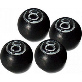 Simoni Racing Καπάκια Βαλβίδων Μπάλες Μπιλιάρδου No8 Μαύρο 4τμχΚωδικός: SRCAPS/8  Simoni Racing Καπάκια Βαλβίδων Μπάλες Μπιλιάρδου No8 Μαύρο 4τμχΚωδικός: SRCAPS/8