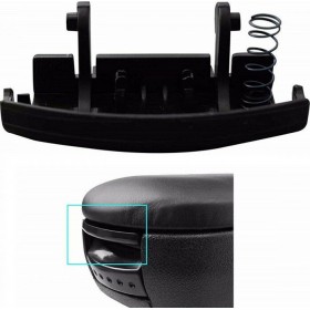 Κλιπ Αντικατάστασης Κονσόλας Τεμπέλη Χειροφρένου για Skoda Octavia/Rapid/VW Golf 4/Polo/Bora/Passat B5 Μαύρο