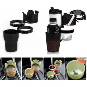 Ποτηροθήκη Αυτοκινήτου 5 in 1 Πολλαπλής Χρήσης 3 Θέσεων για Κονσόλα