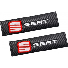 Μαξιλαράκια Ζώνης Carbon Seat Μαύρο 2τμχ