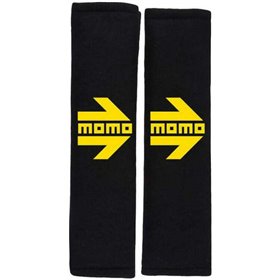 Momo Μαξιλαράκια Ζώνης Αυτοκινήτου Μαύρα/Κίτρινα 2τμχΚωδικός: S3702080  Momo Μαξιλαράκια Ζώνης Αυτοκινήτου Μαύρα/Κίτρινα 2τμχΚωδικός: S3702080