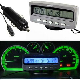 Ψηφιακό Βολτόμετρο / Θερμόμετρο / Ρολόι ΑυτοκινήτουΚωδικός: VST-7045 