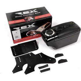 HR2607 Τεμπέλης Αυτοκινήτου από Δερματίνη με Διπλή Ποτηροθήκη UniversalΚωδικός: 003106 