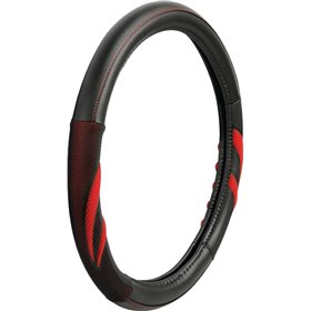 Lampa Κάλυμμα Τιμονιού Αυτοκινήτου Suzuka με Διάμετρο 37-39εκ. από Δερματίνη Μαύρο/ΚόκκινοΚωδικός: 32934  Lampa Κάλυμμα Τιμονιού Αυτοκινήτου Suzuka με Διάμετρο 37-39εκ. από Δερματίνη Μαύρο/ΚόκκινοΚωδικός: 32934