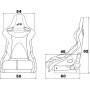 Simoni Racing Emerson Ανακλινόμενο Κάθισμα Μαυρο/Carbon Οικολογικό Δέρμα με Κόκκινη ΡαφήΚωδικός: ΚΑΘSRSRS/11 