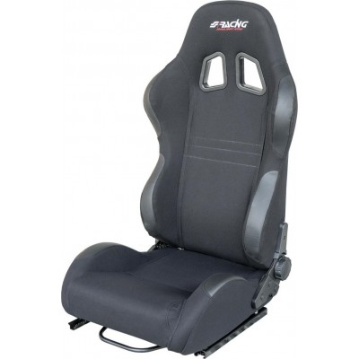 Simoni Racing Jenson Κάθισμα Μαύρο Ανακλινόμενο με Δέρμα στις ΆκρεςΚωδικός: SRS/1N 