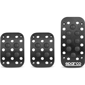 Sparco Sicilia Σετ Πεταλιέρες Αυτοκινήτου Universal Αλουμινίου Μαύρες 3τμχΚωδικός: SPC0401BK  Sparco Sicilia Σετ Πεταλιέρες Αυτοκινήτου Universal Αλουμινίου Μαύρες 3τμχΚωδικός: SPC0401BK