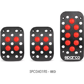 Sparco Sicilia Σετ Πεταλιέρες Αυτοκινήτου Universal Αλουμινίου Μαύρες 3τμχΚωδικός: SPC0401RS  Sparco Sicilia Σετ Πεταλιέρες Αυτοκινήτου Universal Αλουμινίου Μαύρες 3τμχΚωδικός: SPC0401RS