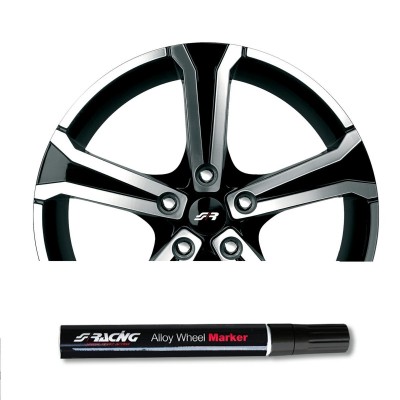 Simoni Racing Alloy Wheel Marker Στυλό Επιδιόρθωσης για Ζάντες Αυτοκινήτου Μαύρο