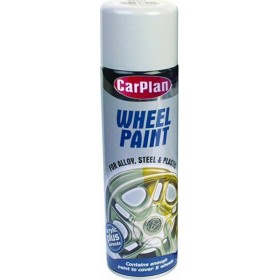 Car Plan Wheel Paint Σπρέι Βαφής για Ζάντες-Τροχούς Αυτοκινήτου Ασημί 500ml