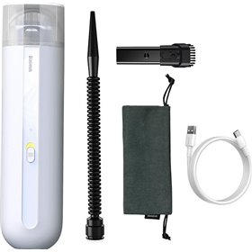 Baseus Σκουπάκι Αυτοκινήτου Στερεών A2 Cordless με Ισχύ 70W Τάσης 5V με Καλώδιο Λευκό Baseus Σκουπάκι Αυτοκινήτου Στερεών A2 Cordless με Ισχύ 70W Τάσης 5V με Καλώδιο Λευκό