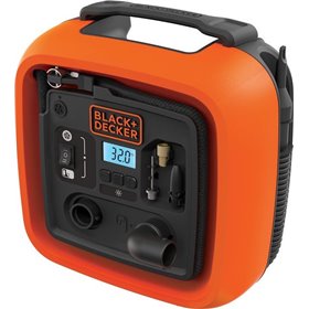 Black &amp Decker Τρόμπα Αυτοκινήτου ASI400 160PSI με Καλώδιο Αναπτήρα 12V