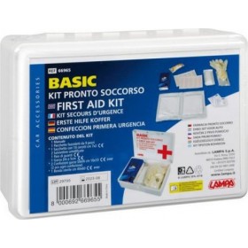 Lampa Φαρμακείο Αυτοκινήτου Κουτί Basic με εξοπλισμό κατάλληλο για πρώτες βοήθειεςΚωδικός: L6696.5  Lampa Φαρμακείο Αυτοκινήτου Κουτί Basic με εξοπλισμό κατάλληλο για πρώτες βοήθειεςΚωδικός: L6696.5