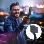 K07 Selfie Stick Τρίποδο Κινητού με Bluetooth Μαύρο