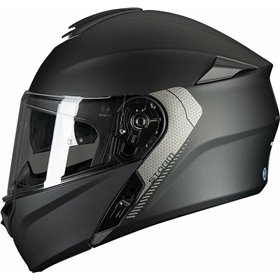 MT Storm SV Black Matt Κράνος Μηχανής Flip-Up 1550gr με SunvisorΚωδικός: MTH000KRA291 