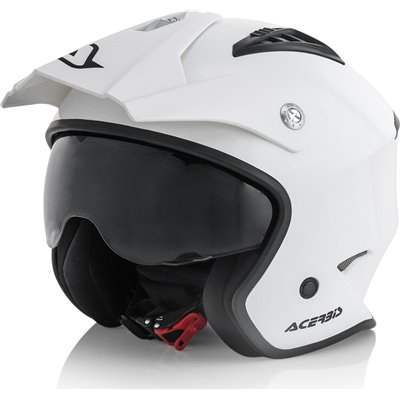 Acerbis Jet Aria White Κράνος Μηχανής Jet 1050gr με Sunvisor