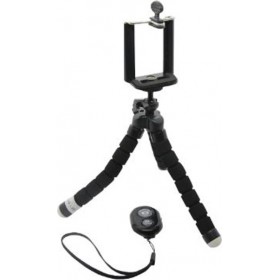 Ezra ST-03 Τρίποδο Κινητού με Bluetooth Μαύρο Ezra ST-03 Τρίποδο Κινητού με Bluetooth Μαύρο