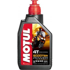 Motul Scooter Power 4T Συνθετικό Λάδι Μοτοσυκλέτας για Τετράχρονους Κινητήρες 5W-40 1lt Motul Scooter Power 4T Συνθετικό Λάδι Μοτοσυκλέτας για Τετράχρονους Κινητήρες 5W-40 1lt