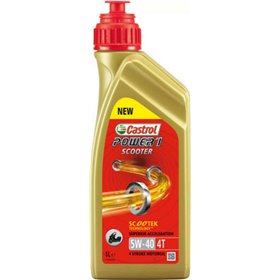 Castrol Power 1 Scooter 4T Ημισυνθετικό Λάδι Μοτοσυκλέτας για Τετράχρονους Κινητήρες 5W-40 1lt Castrol Power 1 Scooter 4T Ημισυνθετικό Λάδι Μοτοσυκλέτας για Τετράχρονους Κινητήρες 5W-40 1lt