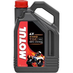 Motul 7100 4T Συνθετικό Λάδι Μοτοσυκλέτας για Τετράχρονους Κινητήρες 10W-40 4lt