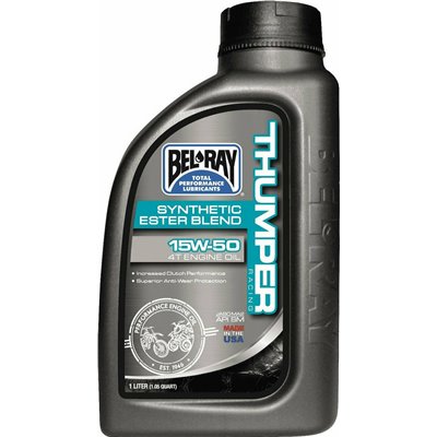 Bel-Ray Thumper Racing Synthetic Ester Blend 4T Συνθετικό Λάδι Μοτοσυκλέτας για Τετράχρονους Κινητήρες 15W-50 1lt