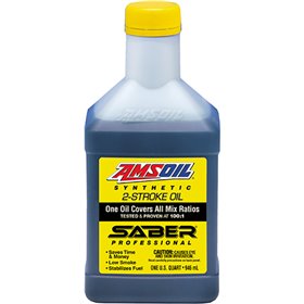 Amsoil Saber Profesional Synthetic Συνθετικό Λάδι Μοτοσυκλέτας για Δίχρονους Κινητήρες 1lt
