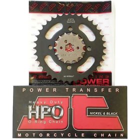 JT Sprockets Σετ Γρανάζια με Αλυσίδα Χρυσή (15-40-428OGB) για Honda Astrea Supra 100Κωδικός: KJT-PWVHSUPRA 