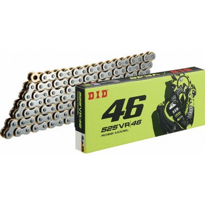 DID Αλυσίδα Κίνησης VR46 XRing S G 525 X 118Κωδικός: DID525VR46SG118 