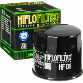 Hiflofiltro HF138 Φίλτρο Λαδιού Μοτοσυκλέτας για Aprilia/Kawasaki/Suzuki DL 650 V-STROM Hiflofiltro HF138 Φίλτρο Λαδιού Μοτοσυκλέτας για Aprilia/Kawasaki/Suzuki DL 650 V-STROM