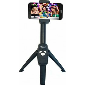 Andowl Q-LH8 Selfie Stick Τρίποδο Κινητού με Bluetooth Μαύρο