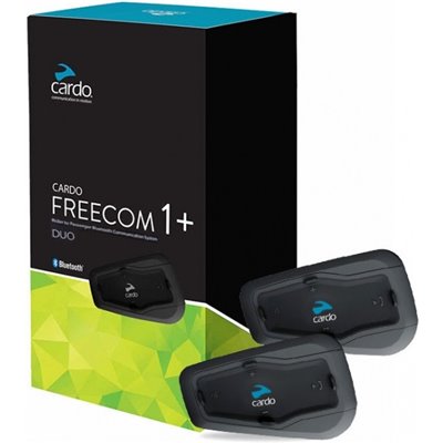 Cardo Freecom 1+ Duo Ενδοεπικοινωνία Διπλή για Κράνος Μηχανής με Bluetooth