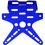 OEM Βάση πινακίδας μοτοσυκλέτας Universal blue