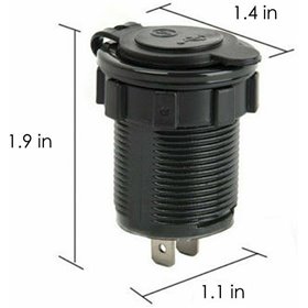 TC04 Αδιάβροχος Φορτιστής Μοτοσυκλέτας με Θύρες: 2xUSB με Βολτόμετρο TC04 Αδιάβροχος Φορτιστής Μοτοσυκλέτας με Θύρες: 2xUSB με Βολτόμετρο